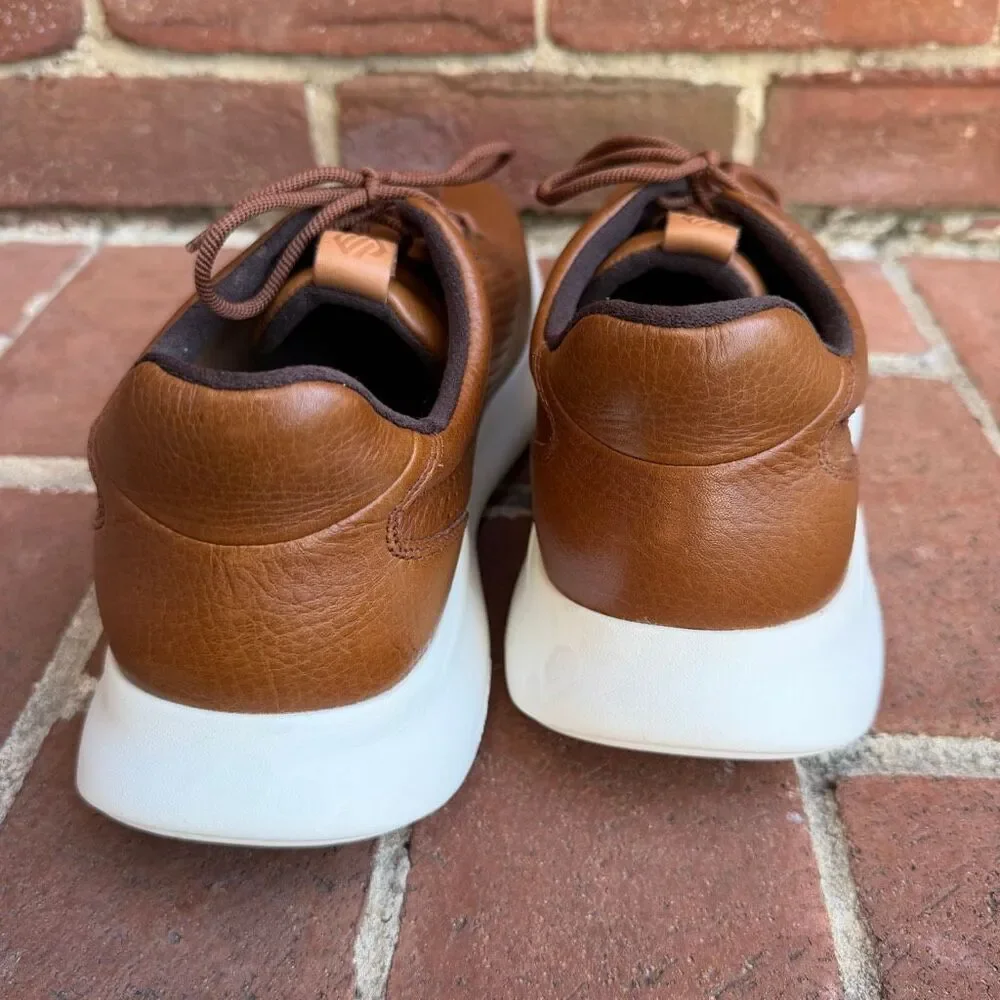 Johnston & Murphy Men's Amherst 2.0 Embossed U-Throat Sneakers Tan Size 13 NEW